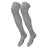 TCK Gray / Small Dugout Over the Knee Baseball Socks | Elite Athletic Sock