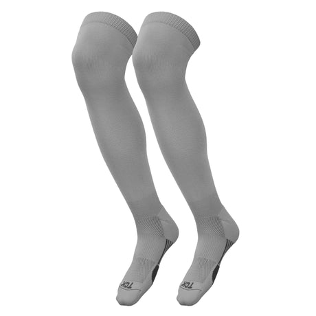 TCK Gray / Small Dugout Over the Knee Baseball Socks | Elite Athletic Sock