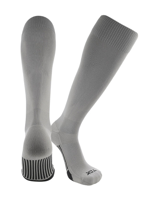 TCK Gray / X-Large Elite Performance Baseball Socks Dugout Solid Team Colors