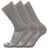 TCK Grey / Large Postgame Soft Crew Socks For Men & Women