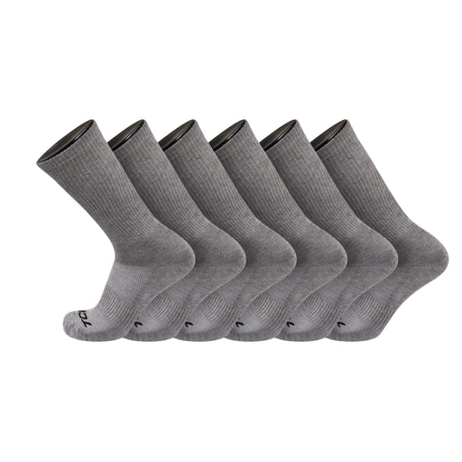 TCK Grey / Large Work & Athletic Crew Socks Multi Pack
