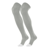 TCK Grey / Small Prosport - Long Over the Knee Socks for Baseball & Football - Youth Sizes