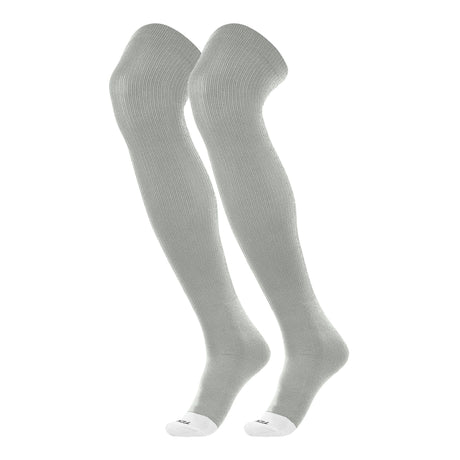 TCK Grey / Small Prosport - Long Over the Knee Socks for Baseball & Football - Youth Sizes