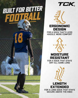 TCK Gridiron Extra Tall Football Socks