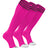 TCK Hot Pink/Black 3-Pack / X-Small Prosport Trio Tube Socks