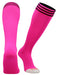 TCK Hot Pink/Black / X-Small Prosport Tube Socks Striped