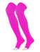 TCK Hot Pink / Large Pro Plus Performance Prosport - Long Over the Knee Socks for Baseball - Adult Sizes