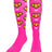 Softball Hearts Athletic Knee High Socks