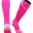 TCK Hot Pink/Pink / Large Pink Ribbon Awareness Socks Over the Calf