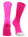 TCK Hot Pink / Small Prosport Crew Socks - Team Colored Crew Socks For All Sports