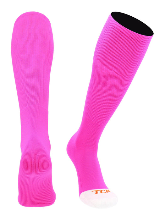 TCK Hot Pink / Small Prosport Performance Tube Socks - Youth Kids Sizes