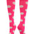 TCK Hot Pink/White / Small Krazisox Polka Dot Over The Calf Socks