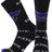 TCK Kansas State Black/Purple / Large Kansas State Wildcats Mayhem Crew Socks