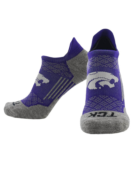 TCK Kansas State Wildcats / Large Kansas State Wildcats No Show Tour Socks