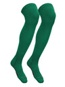 TCK Kelly Green / X-Large TCK Over the Knee Football & Flag Socks - Made in USA