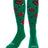 TCK Kelly / Large Ladybug Athletic Knee High Socks