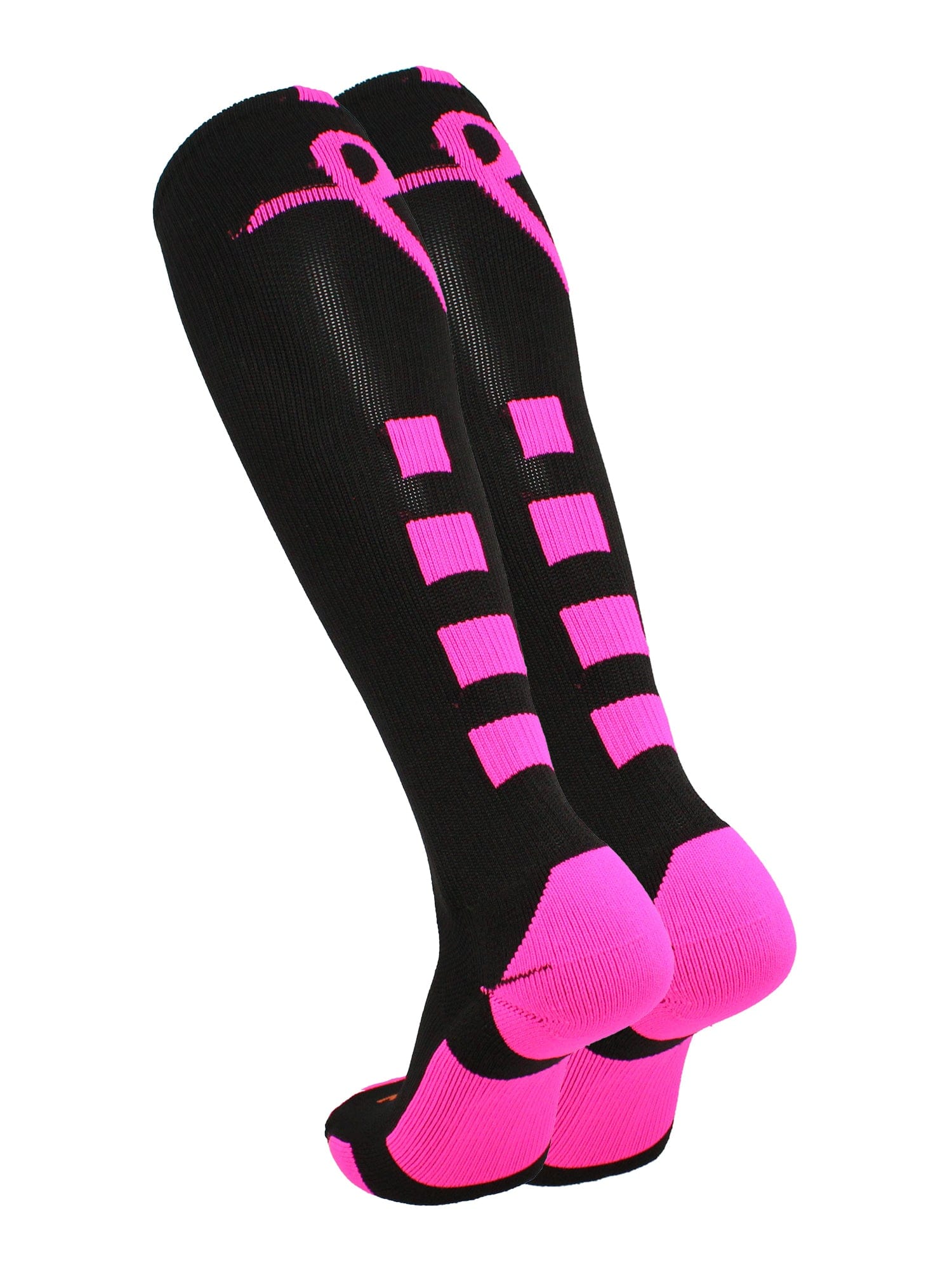 Athletic Long Pink Socks for Breast Cancer Awareness – TCK