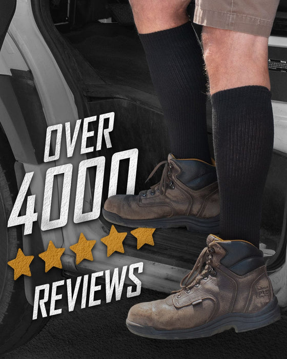 TCK Long Work & Athletic Socks Over the Calf 6-Pack