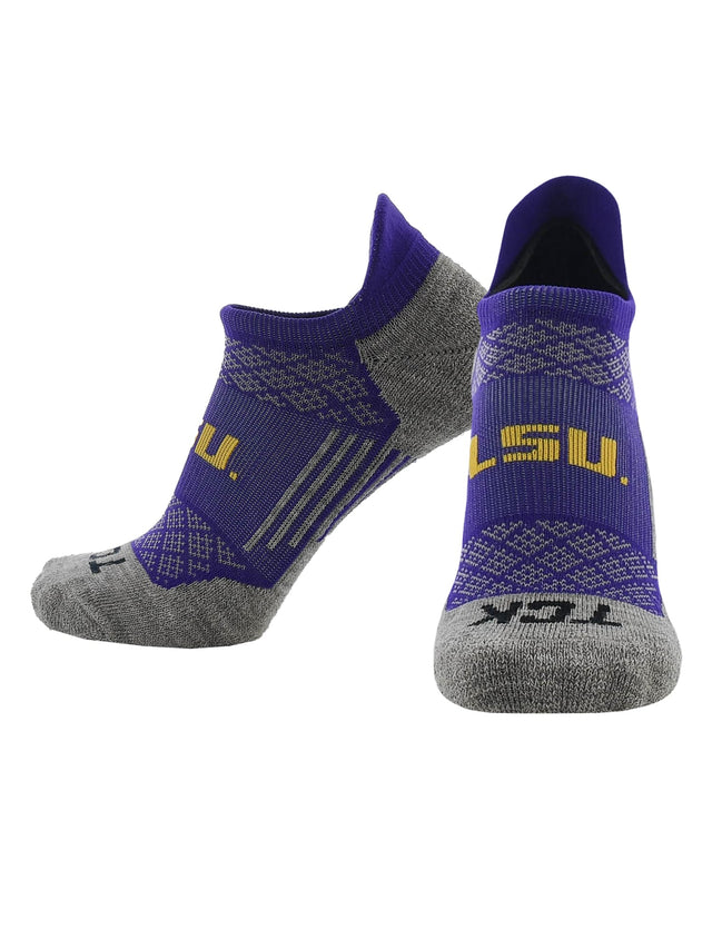 TCK LSU Tigers / Large LSU Tigers No Show Tour Socks