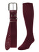 TCK Maroon / Medium Softball and Baseball Belts & Socks Combo For Youth or Adults