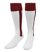 TCK Maroon / Small Classic 2-n-1 Softball and Baseball Stirrup Socks