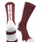 TCK Maroon/White / Medium Baseline 3.0 Athletic Crew Socks Adult Sizes Team Colors