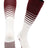 Elite Breaker Striped Socks: Extra Stretch for Shin Guards & Comfort