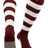 TCK Maroon/White / X-Large Striped Rugby Socks