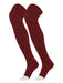 TCK Maroon / X-Small Pro Plus Performance Long Sports Socks Over the Knee