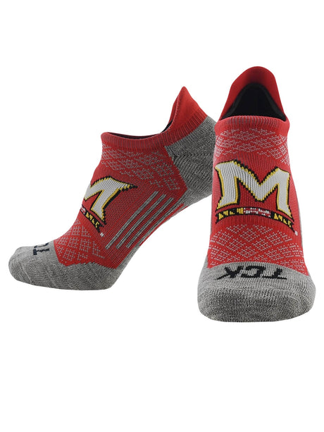 TCK Maryland Terrapins / Large Maryland Terrapins No Show Tour Socks