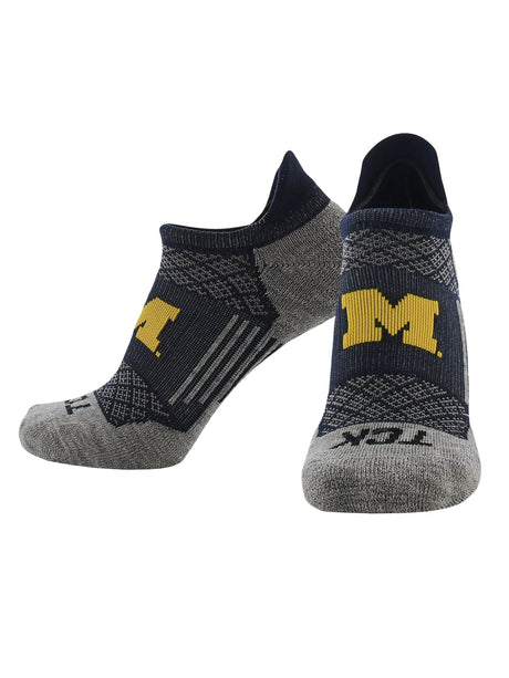 TCK Michigan Wolverines / Large Michigan Wolverines No Show Tour Socks
