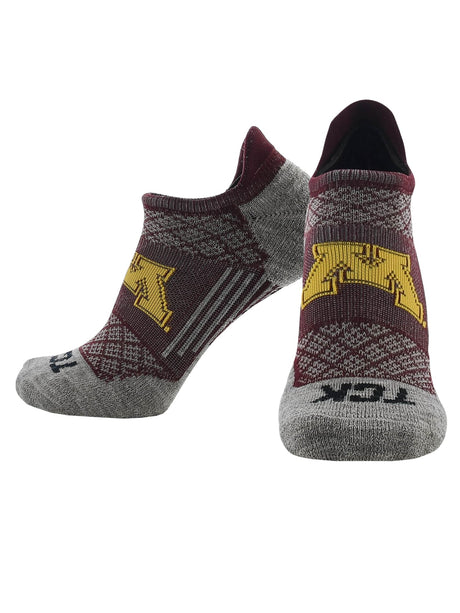 TCK Minnesota Golden Gophers / Large Minnesota Golden Gophers No Show Tour Socks