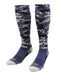 TCK Navy Camo / Large Elite Long Sports Socks Woodland Camo Over the Calf