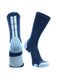 TCK Navy/Columbia Blue / X-Large Baseline 3.0 Athletic Crew Socks Adult Sizes Team Colors