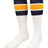 TCK Navy/Gold / Medium Retro Tube Socks 3 Stripes Over the Calf
