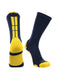 TCK Navy/Gold / Small Baseline 3.0 Athletic Crew Socks Youth Sizes Team Colors