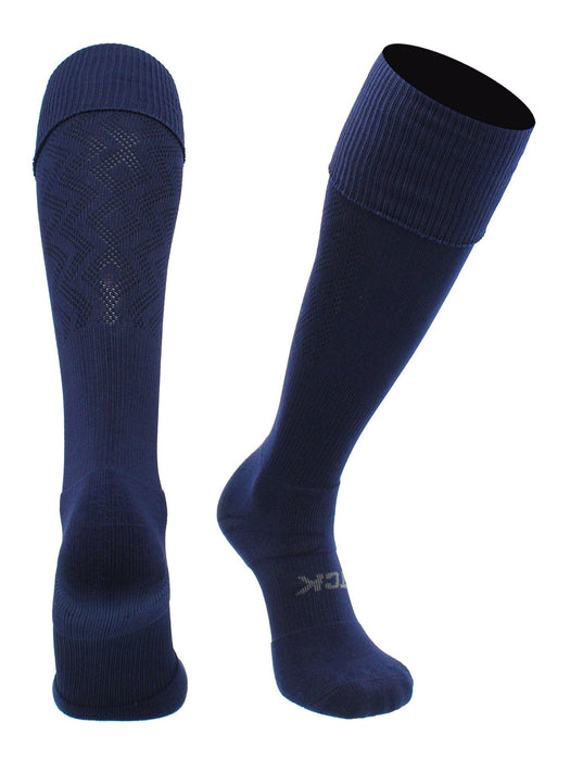 TCK Navy / Large Premier Soccer Socks with Fold Down Top