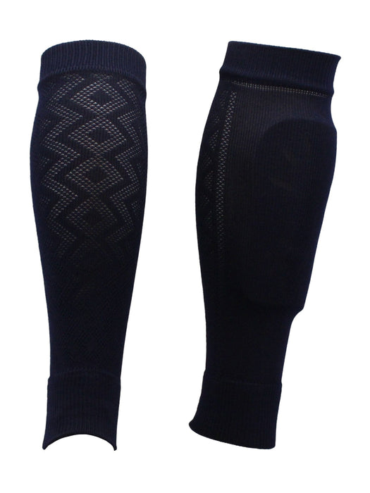 TCK Navy / Large Soccer Leg Sleeves for Shin Guards