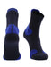 TCK Navy / Medium Basketball Half Crew Socks Crossover Multisport