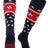 TCK Navy/Scarlet/White / Large Patriotic USA Soccer Socks