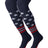 TCK Navy/Scarlet/White / Large TCK Freedom Dugout USA Made Stars & Stripes OTK Socks