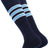 TCK Made in USA Dugout Series Accent Trim Striped Baseball Socks