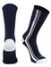 TCK Navy/White/Grey / Large Turbo Crew Athletic Sports Socks