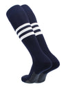 TCK Made in USA Dugout Series Classic 3-Stripe Baseball Socks