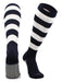 TCK Navy/White / Large Striped Rugby Socks