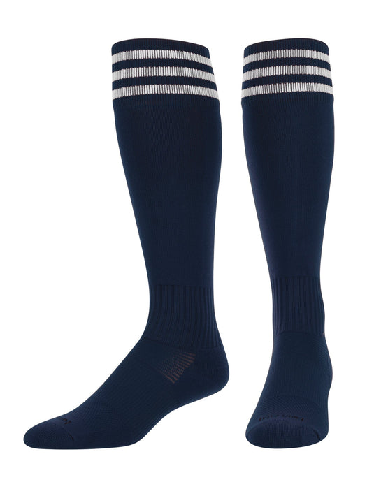TCK Navy/White / Medium Finale Soccer Socks 3-Stripes