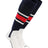 TCK Navy/White/Scarlet / Small Baseball Stirrup Socks with Stripes Pattern E