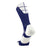 TCK Navy/White / X-Large Crew Length Football Socks