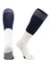 TCK Navy/White / X-Large Long Football Socks End Zone