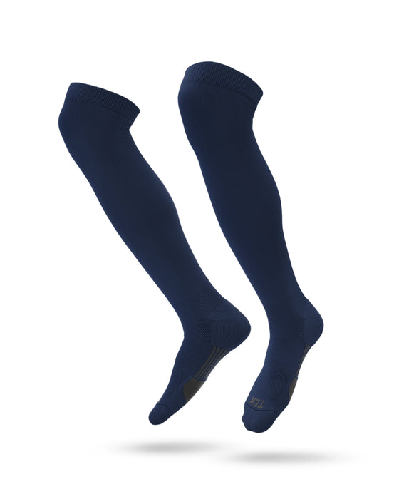 TCK Navy / X-Large Dugout Over the Knee Baseball Socks | Elite Athletic Sock